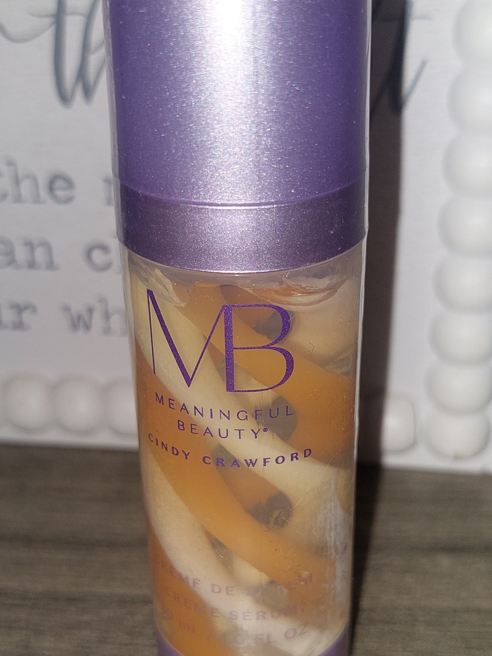 NEW/SEALED Meaningful Beauty by Cindy Crawford CREME DE SERUM 1 oz (30ml)